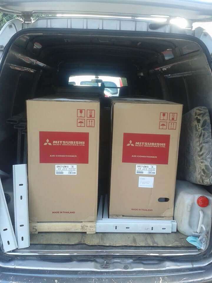 Mitsubishi Klimalar montaja giderken